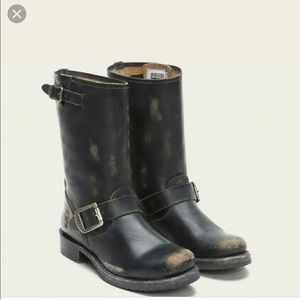 Frye boots - Veronica Short - Black Stonewashed